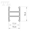 Profil LED P4-10 biały