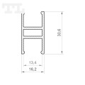 Profil LED P5-10 czarny