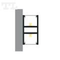 Profil LED P5-10 czarny