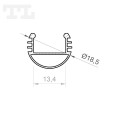 Profil LED P8-1 czarny