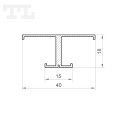 Profil LED P9-1 czarny