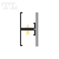Profil LED P9-1 czarny