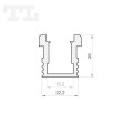 Profil LED P24-1 srebrny