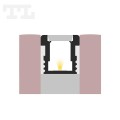 Profil LED P24-1 srebrny