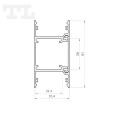 Profil LED P22-10 biały