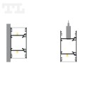 Profil LED P22-10 czarny