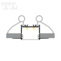 Profil LED P22-7 srebrny