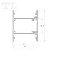 Profil LED P23-10 srebrny
