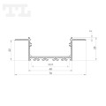 Profil LED P23-7 biały