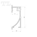 Profil LED P26-1 czarny