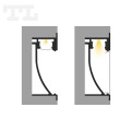 Profil LED P26-2 srebrny