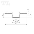 Profil LED GK18-3 czarny