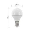 Żarówka LED Classic Mini Globe / E14 / 5 W (40 W) / 470 lm / ciepła biel
