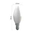 Żarówka LED Classic świeczka / E14 / 4,1 W (32 W) / 350 lm / ciepła biel