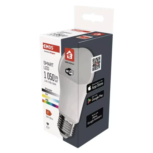 GoSmart Żarówka LED A60 E27 11W (75 W) 1 050 lm RGB ściemnialna / Wi-Fi