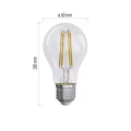 Żarówka LED Filament A60 E27 5 W (75 W) 1 060 lm neutralna biel