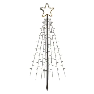 Dekoracja ogrodowa - 180 LED choinka 180 cm, ciepła biel, IP44, timer