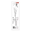 Dekoracja ogrodowa - 180 LED fajerwerki 65 cm, zimna biel, IP44, timer