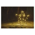 Dekoracja ogrodowa - 90 LED gwiazda metalowa 56 cm, ciepła biel, IP44