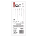 Dekoracje - 160 LED 6x sopel 25 do 40 cm 2 m, zimna biel, IP44
