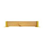 Zestaw osłona regałów drewniana pojedyncza wys. 20 cm dł. 120 cm 