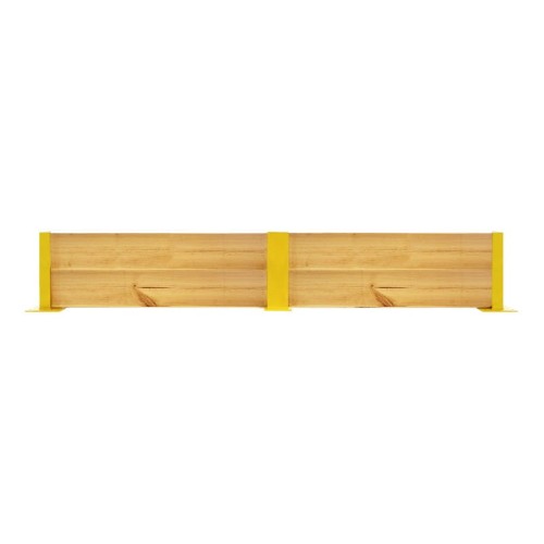 Zestaw osłona regałów drewniana podwójna wys. 40 cm dł. 252 cm