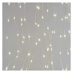 Dekoracje - 180 LED drop kurtyna 1,7x1,5m ciepła biel, 8 programów, IP44