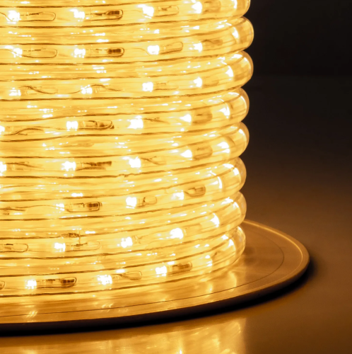 Wąż świetlny LED na wymiar od 1m do 50m 36 LED/m barwa biała ciepła 220V IP65