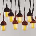 Girlanda Party DCPV01 10 x 10 LED przeźroczyste 4,5m vintage IP44
