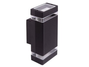 Oprawa elewacyjna OE-2C 2xGU10 100x110x240 czarna IP54