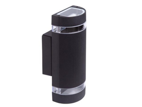 Oprawa elewacyjna OE-4C 2xGU10 100x100x240 czarna IP54