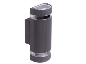 Oprawa elewacyjna OE-4S 2xGU10 100x100x240 antracytowa IP54