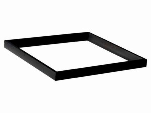 Ramka zatrzaskowa do panelu LED 60x60 montaż natynkowy/podtynkowy aluminium czarna