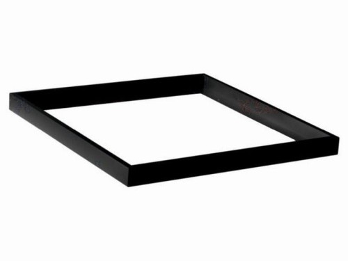 Ramka zatrzaskowa do panelu LED 60x60 montaż natynkowy/podtynkowy aluminium czarna
