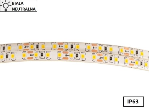 Taśma LED 2835 SMD600 48W-9,6W/1m 12V IP63 4000K 600lm/1m rolka 5m