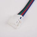 Złączka LED RGBW 12mm dwustronna z przewodem