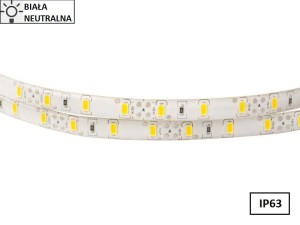Taśma LED 5630 SMD300 95W-19W/1m 12V IP63 4000K 1550lm/1m rolka 5m