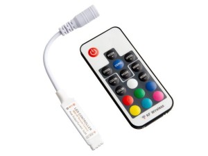 Sterownik LED RGB 6A 72W z pilotem 17 przycisków