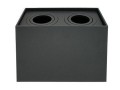 Oprawa halogenowa natynkowa 2xGU10 OHN-22C kwadratowa czarna IP20