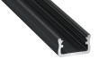 Profil powierzchniowy typ "A" aluminium czarny 1m
