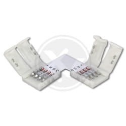 Złączka do taśmy LED kątowa 10mm typ L RGB