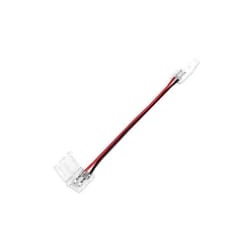 Złączka do taśmy LED 10mm zatrzaskowa z kablem x2