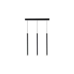 Lampa wisząca Piero G9 x3 kabel czarny