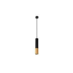 Lampa wisząca Keon GU10 x1 kabel czarny + złoto