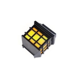 Lampa LED solarna kinkiet płomień