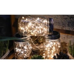 Lampa LED solarna dekoracyjna słoik