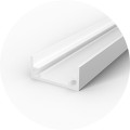 Profil led - wpuszczany wodoodporny P11-1 Biały 3m