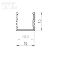 Profil LED P5-1 srebrny 3m