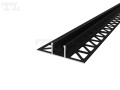 Profil LED P17-2 czarny 3m