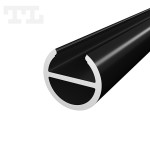 Profil LED P19-1 czarny 3m  
